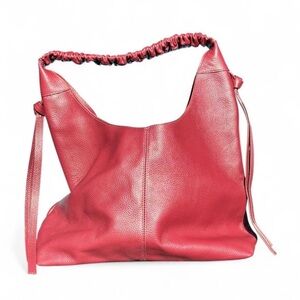Burgundy Bella LAGGO bag Genuine Leather Hobo